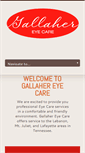 Mobile Screenshot of gallahereyecare.com